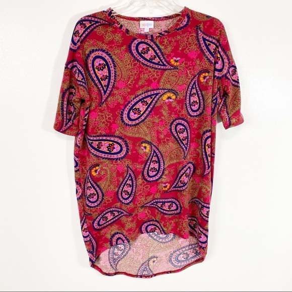 LuLaRoe Irma Paisley Print Tunic Top XS - Picture 1 of 8